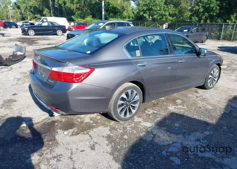 2014 Honda Accord Hybrid Ex-L from USA, damaged, VIN 1HGCR6F54EA006086